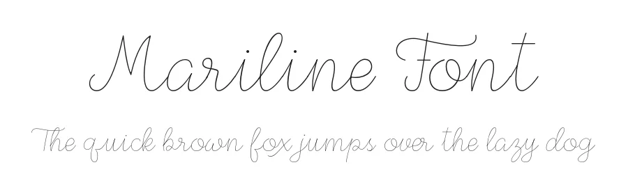 Mariline Font by Creatifontstudios — Script Handwritten Font