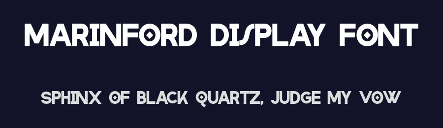 Marinford Display Font by andika fez — Sans Serif Font — thumbnail 2