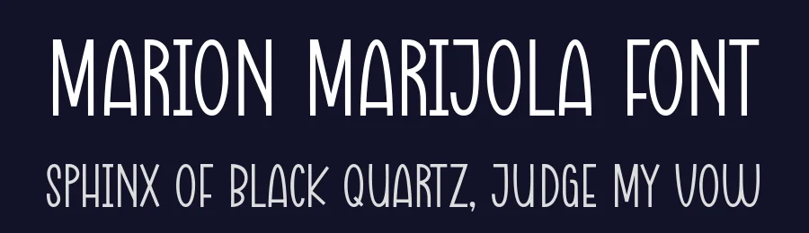 Marion Marijola Font by Dreamink Studio — Sans Serif Font — thumbnail 2