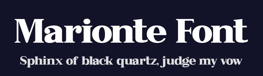 Marionte Font by syabab studio — Serif Font — thumbnail 2