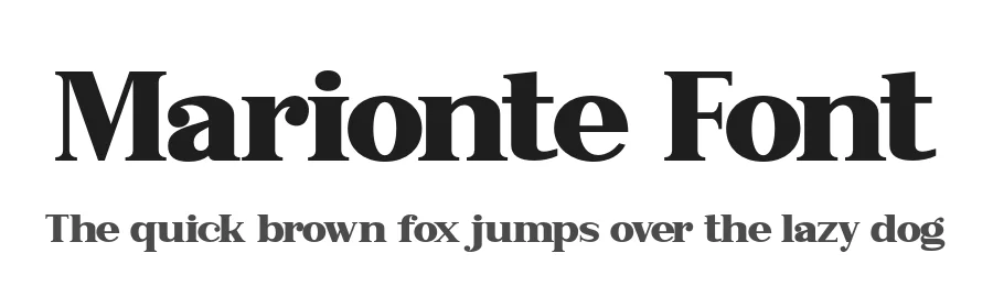 Marionte Font by syabab studio — Serif Font