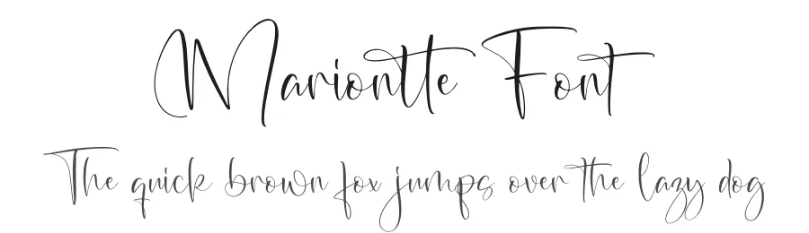 Mariontte Font by letterfabric — Script Handwritten Font