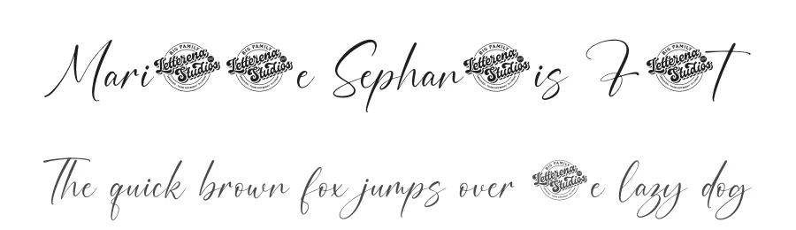 Maristone Sephanotis Font by letterenastudios — Script Handwritten Font