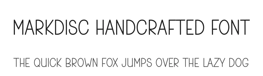 Markdisc Handcrafted Font by freshtypeink — Display Font