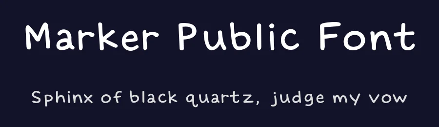 Marker Public Font by jayplex — Display Font — thumbnail 2
