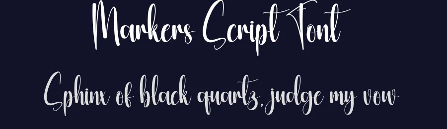 Markers Script Font by creativeletter — Script Handwritten Font — thumbnail 2