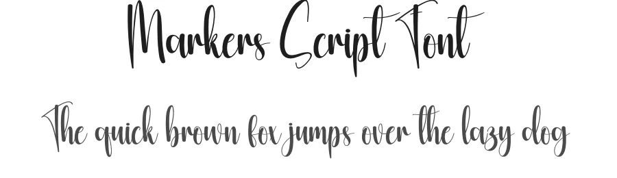 Markers Script Font by creativeletter — Script Handwritten Font