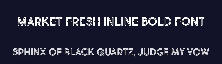 Market Fresh Inline Bold Font by Brittney Murphy Design — Display Font — thumbnail 2