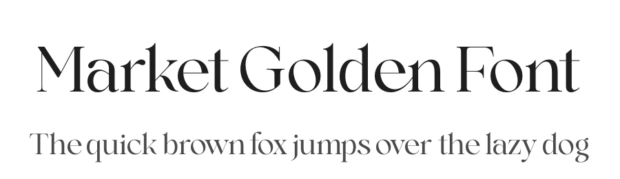 Market Golden Font by timelesstype.co — Serif Font