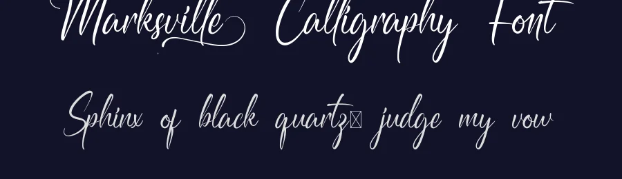 Marksville Calligraphy Font by noahtype — Script Handwritten Font — thumbnail 2