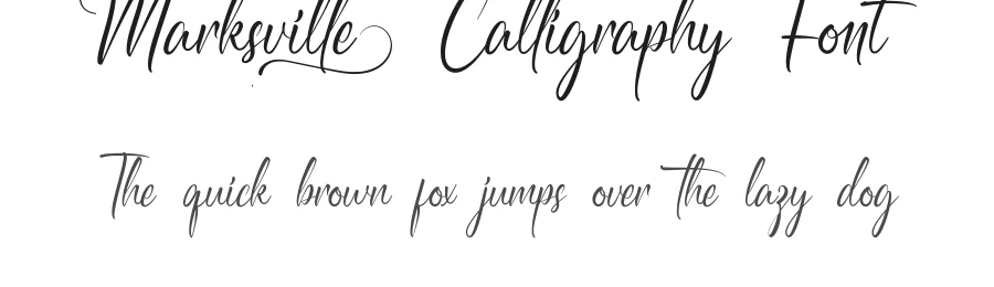Marksville Calligraphy Font by noahtype — Script Handwritten Font