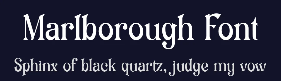 Marlborough Font by gianstudio12 — Serif Font — thumbnail 2