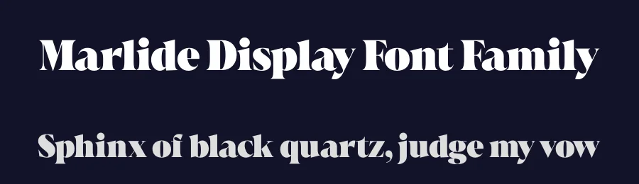 Marlide Display Font Family by kontour — Serif Font — thumbnail 2