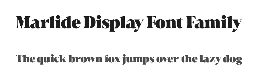 Marlide Display Font Family by kontour — Serif Font