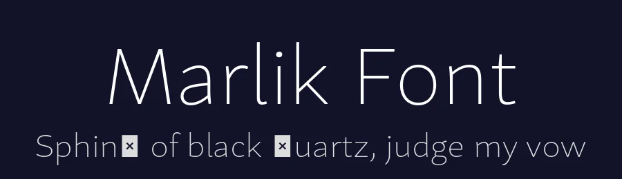 Marlik Font by Rosetta Type Foundry — Display Font — thumbnail 2