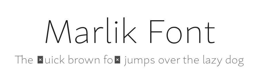 Marlik Font by Rosetta Type Foundry — Display Font