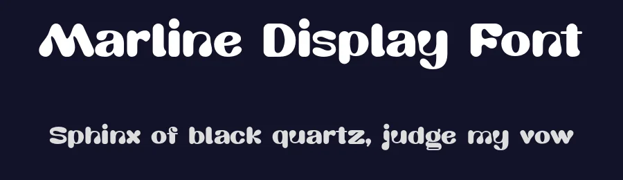 Marline Display Font by Bellinghamtype Foundry — Display Font — thumbnail 2