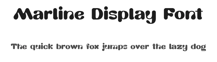 Marline Display Font by Bellinghamtype Foundry — Display Font