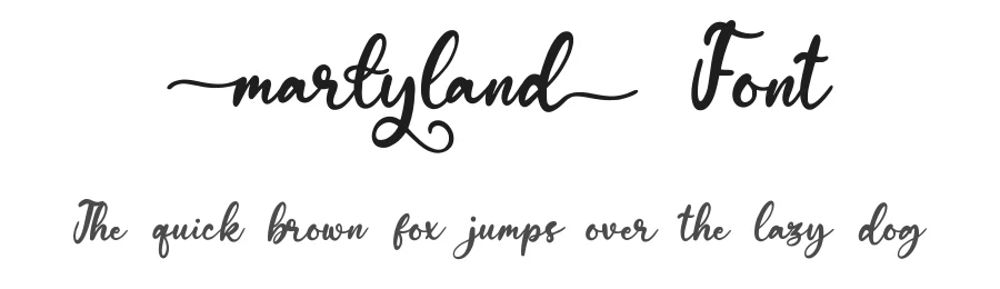 Marlyland Font by qwrtype — Script Handwritten Font