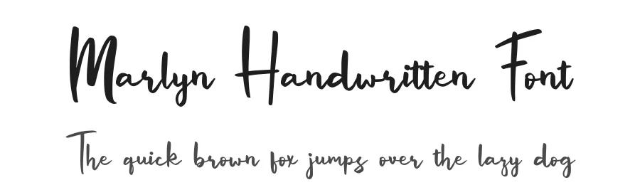 Marlyn Handwritten Font by craftsupplyco — Script Handwritten Font