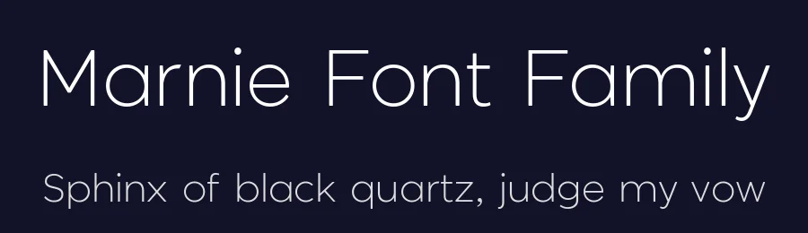 Marnie Font Family by JAM Type Design — Sans Serif Font — thumbnail 2