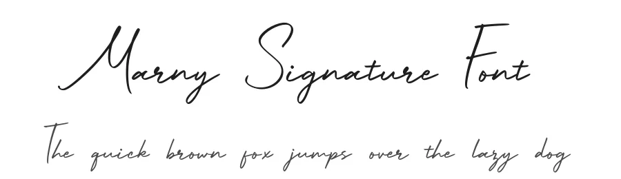 Marny Signature Font by craftsupplyco — Script Handwritten Font