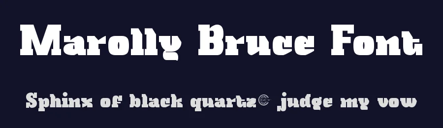 Marolly Bruce Font by RaisProject — Display Font — thumbnail 2