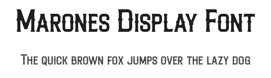 Marones Display Font by Arterfak — Decorative Font