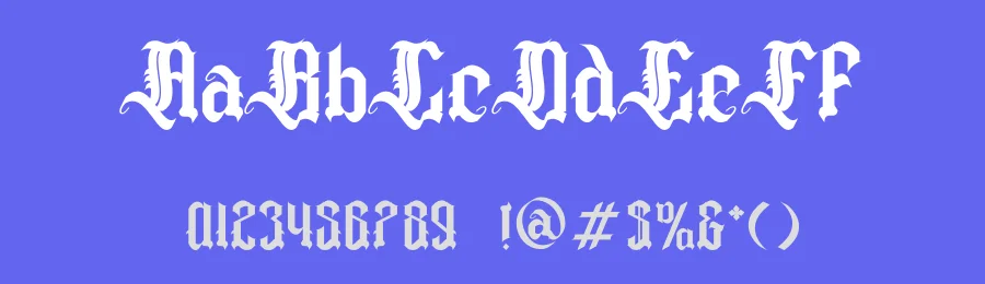 Marosdiac Blackletter Font by Dhabee — Blackletter Font — thumbnail 3
