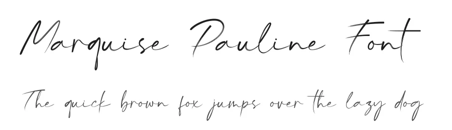 Marquise Pauline Font by UICreative β Script Handwritten Font