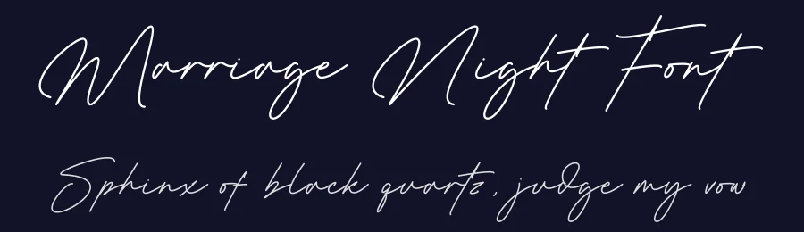 Marriage Night Font by Rantautype — Script Handwritten Font — thumbnail 2