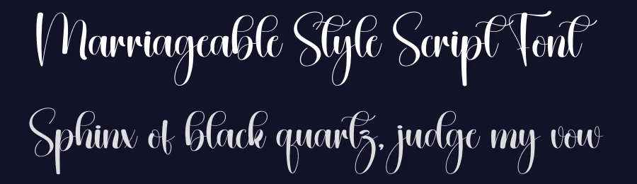 Marriageable Style Script Font by creativeletter — Script Handwritten Font — thumbnail 2