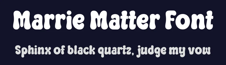 Marrie Matter Font by Siapgraph — Display Font — thumbnail 2