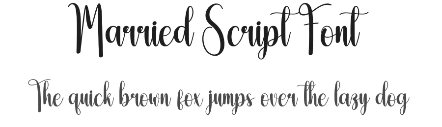 Married Script Font by creativeletter — Script Handwritten Font