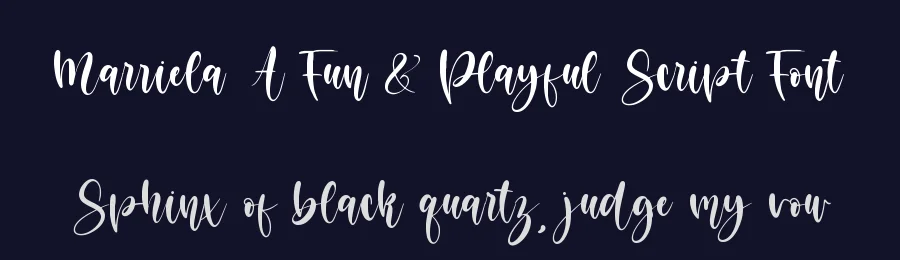 Marriela – A Fun & Playful Script Font by Almarkha Type — Decorative Font — thumbnail 2