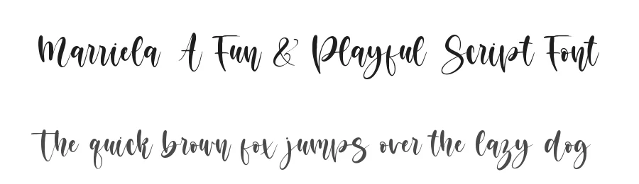 Marriela – A Fun & Playful Script Font by Almarkha Type — Decorative Font