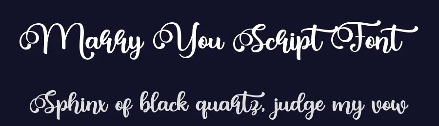 Marry You Script Font by bearydsgn — Decorative Font — thumbnail 2