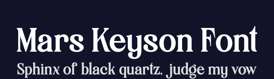 Mars Keyson Font by alit design — Decorative Font — thumbnail 2