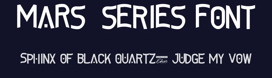 Mars Series Font by edricstudio — Display Font — thumbnail 2