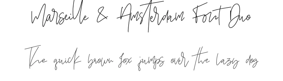Marseille & Amsterdam Font Duo by Silver Stag — Serif Font