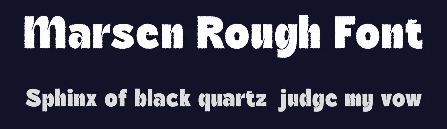 Marsen Rough Font by craftsupplyco — Sans Serif Font — thumbnail 2