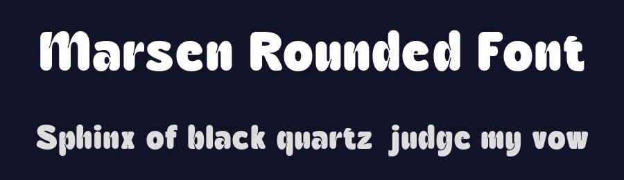Marsen Rounded Font by craftsupplyco — Sans Serif Font — thumbnail 2