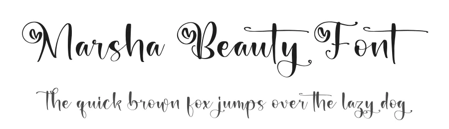 Marsha Beauty Font by letterfabric — Script Handwritten Font