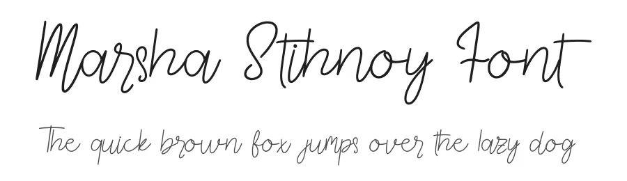 Marsha Stihnoy Font by Javanicestudio — Script Handwritten Font