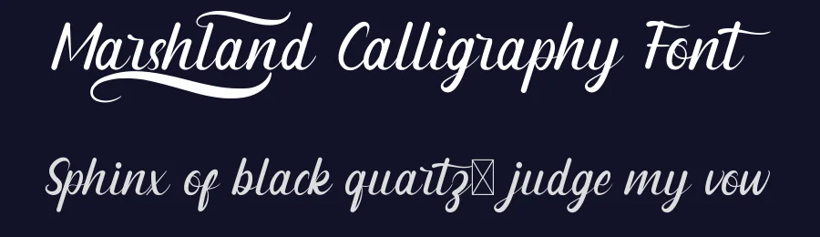 Marshland Calligraphy Font by RaisProject — Script Handwritten Font — thumbnail 2