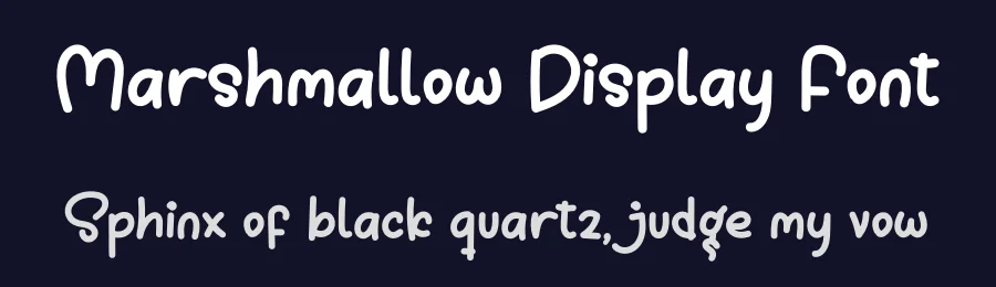 Marshmallow Display Font by twinletter — Display Font — thumbnail 2