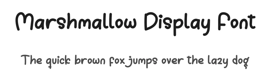 Marshmallow Display Font by twinletter — Display Font
