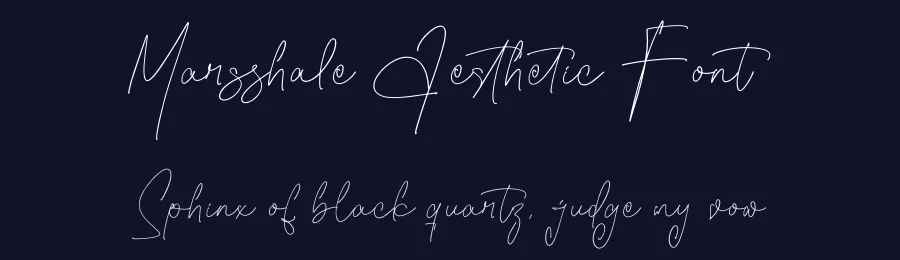 Marsshale Aesthetic Font by perspectype — Script Handwritten Font — thumbnail 2