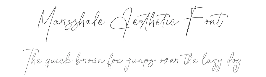 Marsshale Aesthetic Font by perspectype — Script Handwritten Font