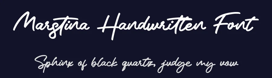 Marstina Handwritten Font by Basnistudio — Script Handwritten Font — thumbnail 2